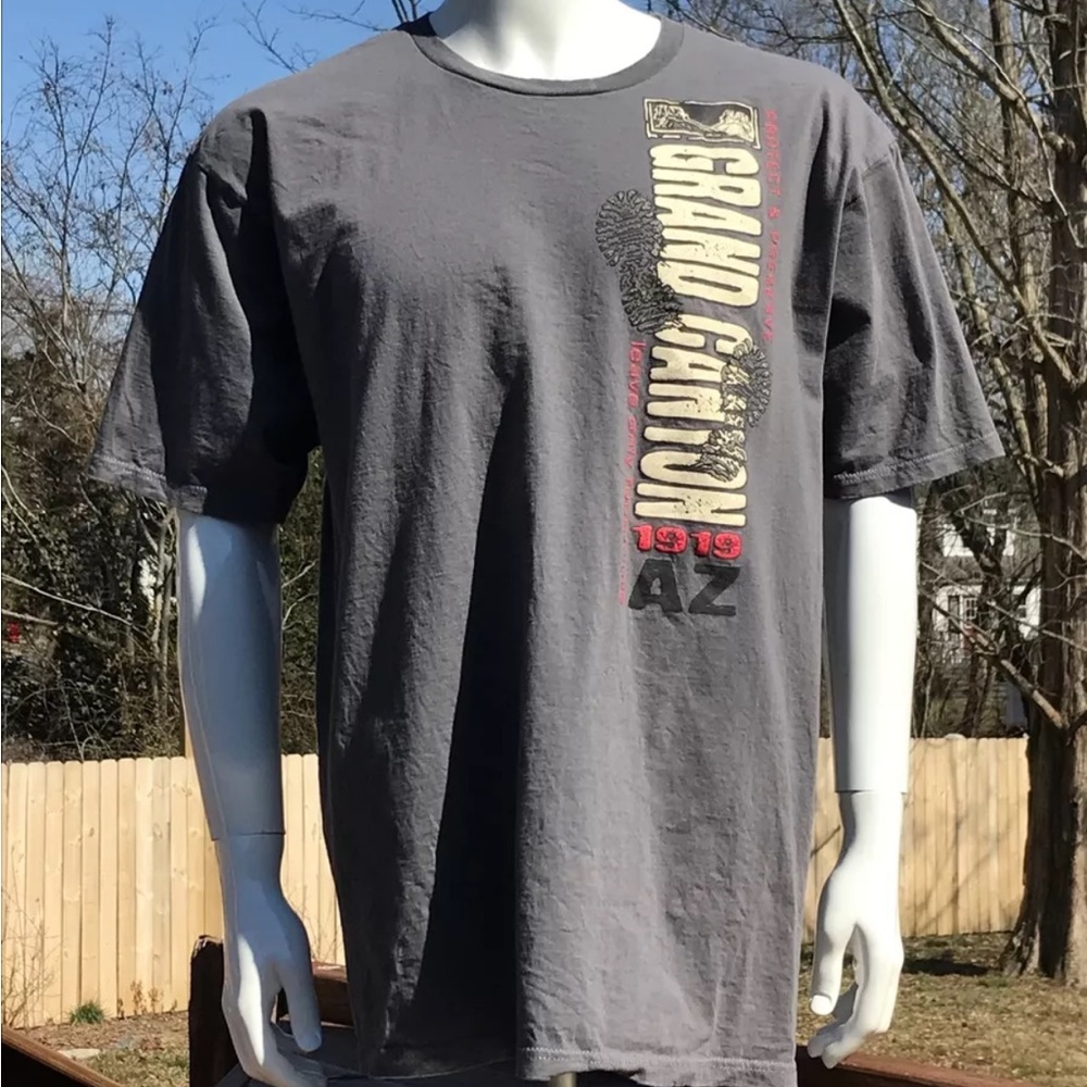 Grand Canyon National Park T Shirt Size 2XL Extreme Outdoor Anvil Organics Gray